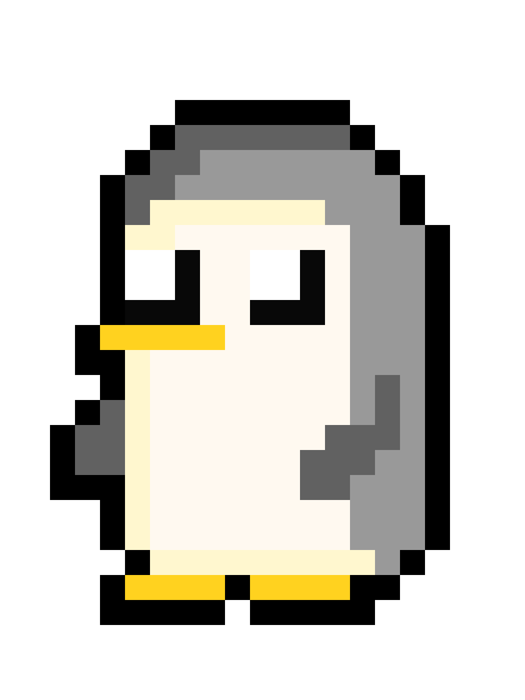 pinguim pixel art